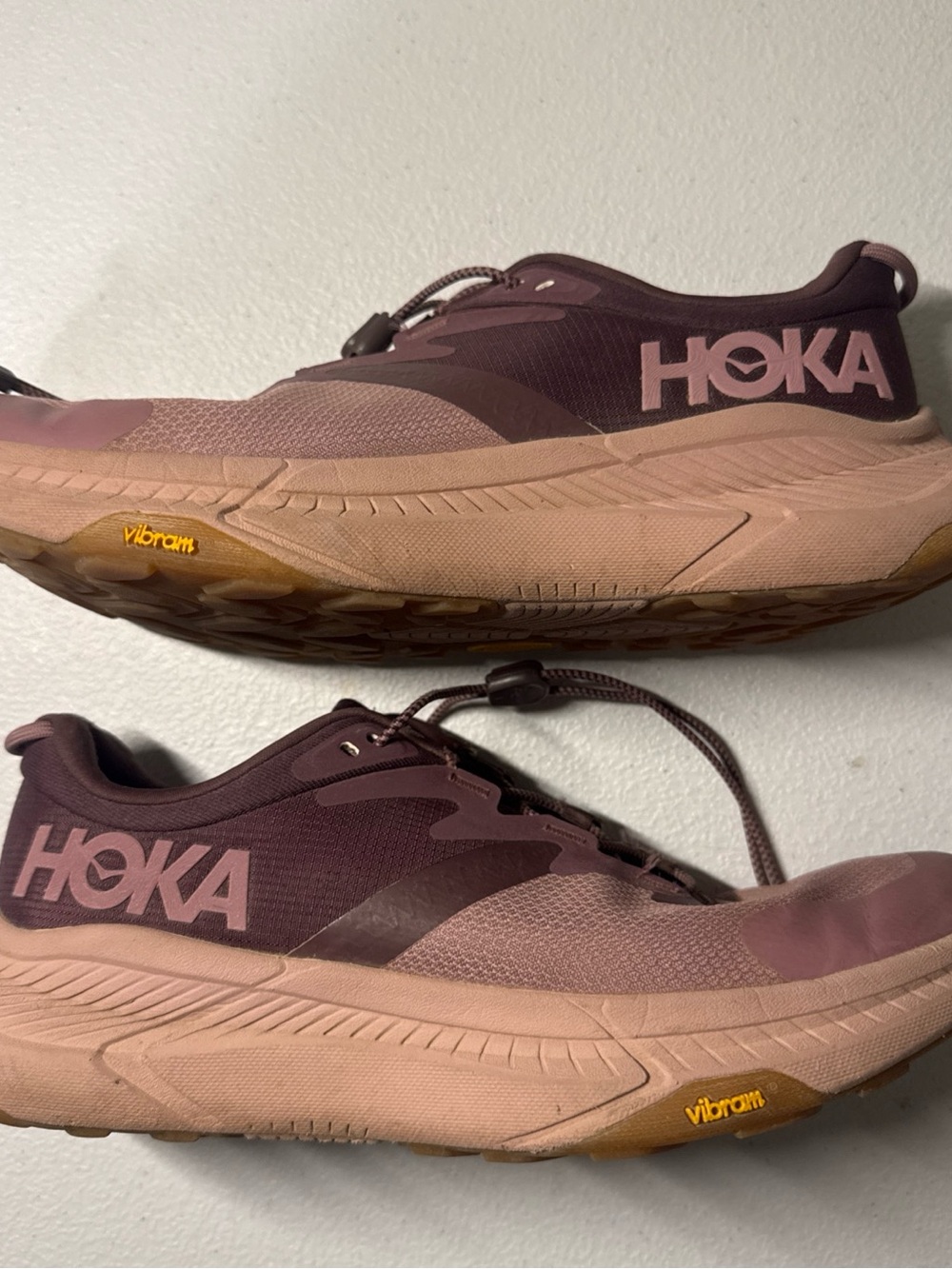 HOKA One One Transport Raisin Wistful Mauve Sneakers Womens 7B Walking Hike